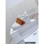 Valentino Heel 9cm platform 3cm Open Disco wedge Sneakers in calfskin White/Gold 2023