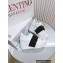 Valentino Heel 9cm platform 3cm Open Disco wedge Sneakers in calfskin White/Black 2023
