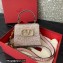 Valentino VSLING micro handbag Light Pink WITH SPARKLING EMBROIDERY 2023