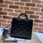 Gucci GG Matelassé mini top handle bag 728309 Black 2023
