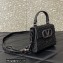 Valentino VSLING micro handbag Black WITH SPARKLING EMBROIDERY 2023