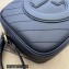 Gucci Blondie small shoulder bag 742360 Dark Blue 2023