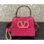 Valentino VSLING micro handbag Fuchsia WITH SPARKLING EMBROIDERY 2023