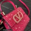 Valentino VSLING micro handbag Fuchsia WITH SPARKLING EMBROIDERY 2023