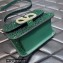 Valentino VSLING Shoulder Small Bag Green WITH SPARKLING EMBROIDERY 2023