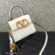 Valentino VSLING micro handbag in Calfskin White 2023