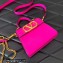 Valentino VSLING micro handbag in Calfskin Fuchsia 2023