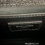 Saint Laurent medium envelope Bag in quilted grain de poudre embossed leather 600185 Black
