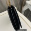 Saint Laurent cassandre matelassé carré chain wallet in lambskin 743346 Black/Gold