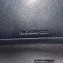 Saint Laurent cassandre matelassé carré chain wallet in lambskin 743346 Black/Gold