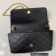 Saint Laurent gaby phone holder Bag in quilted leather 742579 Black/Gold