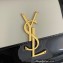 Saint Laurent small kate Bag in smooth and shiny leather 742580 Black/Creamy