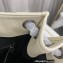 Saint Laurent Niki Shopping Bag in Vintage Leather 577999 White