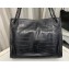 Saint Laurent Niki Shopping Bag in Vintage Leather 577999 crocodile-embossed leather Black