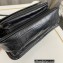 Saint Laurent niki baby Bag in crocodile-embossed leather 633151 Black