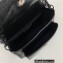 Saint Laurent niki baby Bag in crocodile-embossed leather 633151 Black