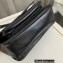 Saint Laurent medium niki Bag in crocodile-embossed leather 633150 Black