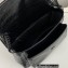 Saint Laurent medium niki Bag in crocodile-embossed leather 633150 Black