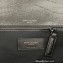 Saint Laurent medium niki Bag in crocodile-embossed leather 633150 Black