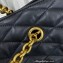 Saint Laurent le pochon Bag in quilted lambskin 742440 Black