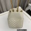 Saint Laurent joe mini bucket bag in quilted lambskin 701631 Black
