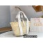 Chloe Sense medium basket bag in raffia White