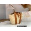Chloe Sense medium basket bag in raffia Brown