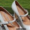 Gucci Heel 14cm platform 4cm pumps with GG studs 740602 White 2023