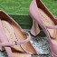 Gucci Heel 14cm platform 4cm pumps with GG studs 740602 Pink 2023