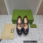 Gucci Heel 14cm platform 4cm pumps with GG studs 740602 Black 2023
