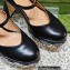 Gucci Heel 14cm platform 4cm pumps with GG studs 740602 Black 2023