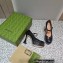 Gucci Heel 14cm platform 4cm pumps with GG studs 740602 Black 2023