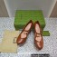 Gucci Heel 14cm platform 4cm pumps with GG studs 740602 Brown 2023