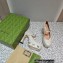 Gucci Heel 14cm platform 4cm pumps with GG studs 740602 Creamy 2023