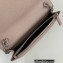 Saint Laurent cassandre matelassé envelope chain wallet in grain de poudre embossed leather 393953/742920/695108 Pink/Silver