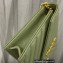 Saint Laurent cassandre matelassé envelope chain wallet in grain de poudre embossed leather 393953/742920/695108 Green/Gold