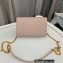 Saint Laurent cassandre matelassé envelope chain wallet in grain de poudre embossed leather 393953/742920/695108 Pink/Gold