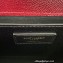 Saint Laurent medium envelope Bag in quilted grain de poudre embossed leather 600185 Dark Red