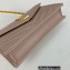 Saint Laurent cassandre matelassé envelope chain wallet in grain de poudre embossed leather 393953/742920/695108 Pink/Gold
