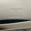 Saint Laurent cassandre matelassé envelope chain wallet in grain de poudre embossed leather 393953/742920/695108 Pink/Gold