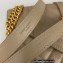 Saint Laurent medium envelope Bag in quilted grain de poudre embossed leather 600185 Beige