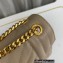 Saint Laurent medium envelope Bag in quilted grain de poudre embossed leather 600185 Beige