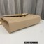 Saint Laurent medium envelope Bag in quilted grain de poudre embossed leather 600185 Beige