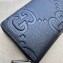 Gucci Jumbo GG zip around wallet 739484 Black 2023