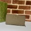 Gucci Jumbo GG zip around wallet 739484 Taupe 2023