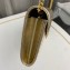 Saint Laurent cassandre matelassé chain wallet in grain de poudre embossed leather 377828 Gold