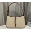 Saint Laurent le 5 à 7 hobo bag in canvas and leather 657228