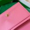 Bottega Veneta Intreccio leather Cassette Business Card Case 651396 Pink