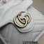Gucci GG Marmont mini bucket bag 746433 White 2023