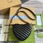 Gucci Interlocking G mini heart shoulder bag 751628 Black 2023